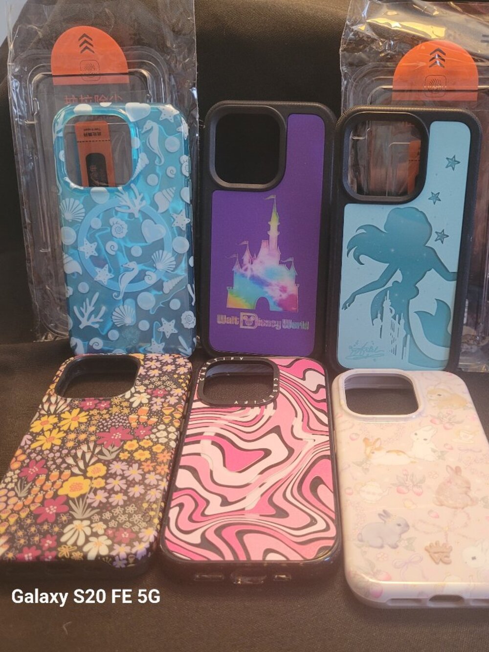 Set of 6 I Phone 15pro cases and 2 Screen Protectors